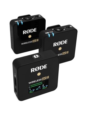 RODE Wireless GO II 2-Person Compact Digital Wireless Microphone System/Recorder (2.4 GHz, Black)